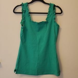 Elizabeth McKay Green sleeveless shirt